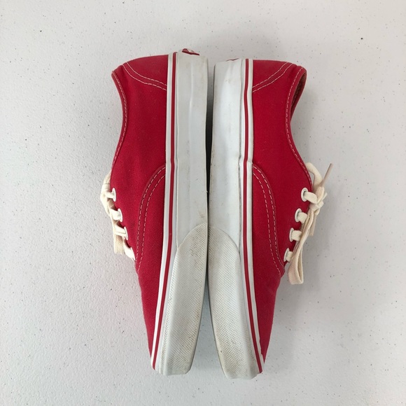 Vans red sneakers men size 5 (#36) - Picture 3 of 8